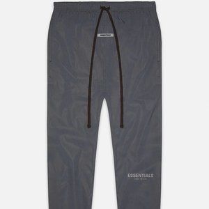 Fear of God Essentials Black Reflective Track Pant